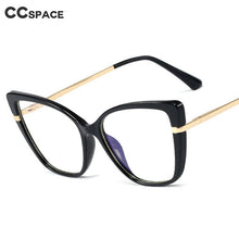 Load image into Gallery viewer, 48247 TR90 Anti Blue Glasses Frames Cat Eye Men Women Optical Computer Glasses