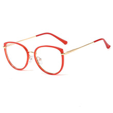 Load image into Gallery viewer, 48253 Cat Eye Plastic Titanium Glasses Frames Anti Blue Men Women Optical Computer Glasses
