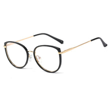 Load image into Gallery viewer, 48253 Cat Eye Plastic Titanium Glasses Frames Anti Blue Men Women Optical Computer Glasses