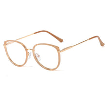 Load image into Gallery viewer, 48253 Cat Eye Plastic Titanium Glasses Frames Anti Blue Men Women Optical Computer Glasses