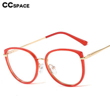 Load image into Gallery viewer, 48253 Cat Eye Plastic Titanium Glasses Frames Anti Blue Men Women Optical Computer Glasses