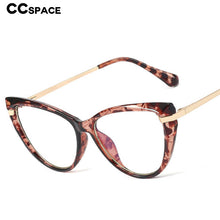 Load image into Gallery viewer, 48254 Cat Eye Anti Blue Glasses Frames Women Optical Computer Glasses