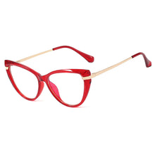 Load image into Gallery viewer, 48254 Cat Eye Anti Blue Glasses Frames Women Optical Computer Glasses