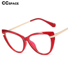 Load image into Gallery viewer, 48254 Cat Eye Anti Blue Glasses Frames Women Optical Computer Glasses