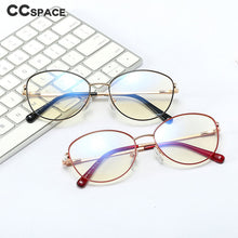 Load image into Gallery viewer, 48258 Anti-blue Light Large Rhinestone Glasses Frames Titanium Alloy Men Women Optical Computer EyeGlasses