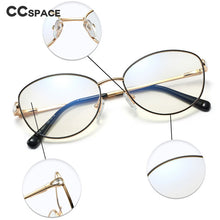 Load image into Gallery viewer, 48258 Anti-blue Light Large Rhinestone Glasses Frames Titanium Alloy Men Women Optical Computer EyeGlasses
