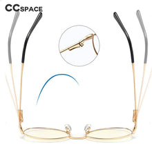 Load image into Gallery viewer, 48258 Anti-blue Light Large Rhinestone Glasses Frames Titanium Alloy Men Women Optical Computer EyeGlasses