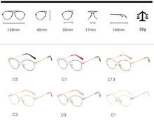 Load image into Gallery viewer, 48258 Anti-blue Light Large Rhinestone Glasses Frames Titanium Alloy Men Women Optical Computer EyeGlasses