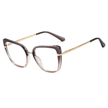 Load image into Gallery viewer, Cat Eye Plastic Titanium Anti Blue Glasses Frames Ultralight Women Optical Fashion Computer Glasses