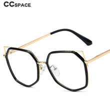 Load image into Gallery viewer, 48265 Plastic Titanium Glasses Frames Anti Blue Cat Eye Women Optical Computer Glasses