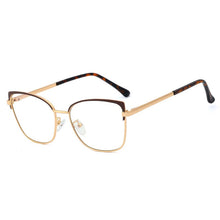 Load image into Gallery viewer, 48266 Anti Blue light Eyebrow Glasses Frames Women metal Optical Computer Glasses