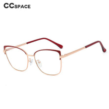 Load image into Gallery viewer, 48266 Anti Blue light Eyebrow Glasses Frames Women metal Optical Computer Glasses
