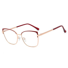 Load image into Gallery viewer, 48266 Anti Blue light Eyebrow Glasses Frames Women metal Optical Computer Glasses