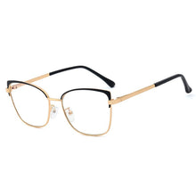Load image into Gallery viewer, 48266 Anti Blue light Eyebrow Glasses Frames Women metal Optical Computer Glasses
