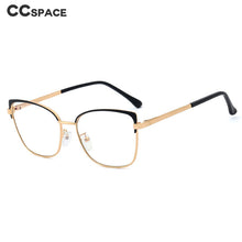 Load image into Gallery viewer, 48266 Anti Blue light Eyebrow Glasses Frames Women metal Optical Computer Glasses