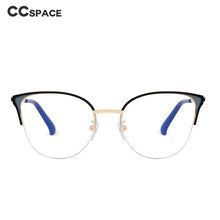 Load image into Gallery viewer, 48267 Retro Cat Eye Anti Blue Metal Glasses Frames Women Optical Computer Glasses