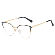 Load image into Gallery viewer, 48267 Retro Cat Eye Anti Blue Metal Glasses Frames Women Optical Computer Glasses