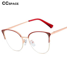 Load image into Gallery viewer, 48267 Retro Cat Eye Anti Blue Metal Glasses Frames Women Optical Computer Glasses