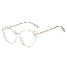 Load image into Gallery viewer, 48270 Retro Cat Eye Anti Blue Glasses Frames TR90 Men Women Optical Computer Glasses