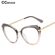 Load image into Gallery viewer, 48270 Retro Cat Eye Anti Blue Glasses Frames TR90 Men Women Optical Computer Glasses