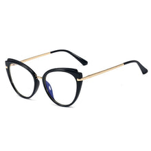Load image into Gallery viewer, 48270 Retro Cat Eye Anti Blue Glasses Frames TR90 Men Women Optical Computer Glasses
