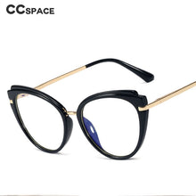 Load image into Gallery viewer, 48270 Retro Cat Eye Anti Blue Glasses Frames TR90 Men Women Optical Computer Glasses