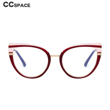 Load image into Gallery viewer, 48271 Cat Eye Women Anti Blue Glasses Frames TR90 Optical Computer Glasses