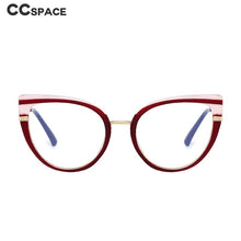 Load image into Gallery viewer, 48271 TR90 Cat Eye Women Anti Blue Glasses Frames Optical Computer Glasses