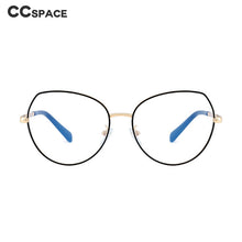 Load image into Gallery viewer, 48272 Cat Eye Anti Blue Optical Metal Frames Women Computer Glasses