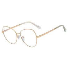 Load image into Gallery viewer, 48272 Cat Eye Anti Blue Optical Metal Frames Women Computer Glasses