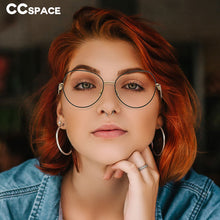 Load image into Gallery viewer, 48272 Cat Eye Anti Blue Optical Metal Frames Women Computer Glasses