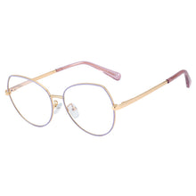 Load image into Gallery viewer, 48272 Cat Eye Anti Blue Optical Metal Frames Women Computer Glasses