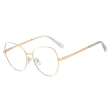 Load image into Gallery viewer, 48272 Cat Eye Anti Blue Optical Metal Frames Women Computer Glasses