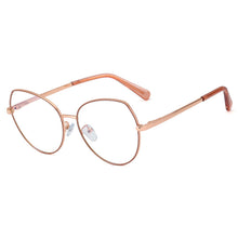 Load image into Gallery viewer, 48272 Cat Eye Anti Blue Optical Metal Frames Women Computer Glasses