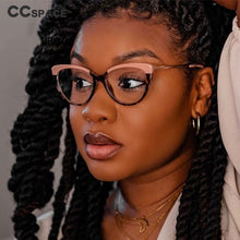 Load image into Gallery viewer, 48274 Plastic Titanium Anti Blue Light Optical Glasses Frames Men Women TR90 Computer Eyeglasses