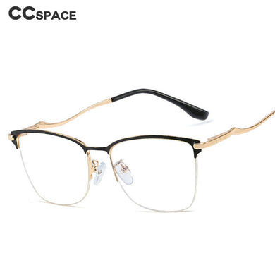 48281 Cat Eye Anti Blue Light Half-frame Optical Glasses Frames Men Women Computer Eyeglasses