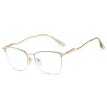 Load image into Gallery viewer, 48281 Cat Eye Anti Blue Light Half-frame Optical Glasses Frames Men Women Computer Eyeglasses