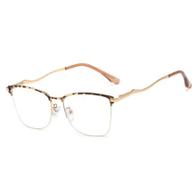 Load image into Gallery viewer, 48281 Cat Eye Anti Blue Light Half-frame Optical Glasses Frames Men Women Computer Eyeglasses