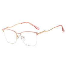 Load image into Gallery viewer, 48281 Cat Eye Anti Blue Light Half-frame Optical Glasses Frames Men Women Computer Eyeglasses