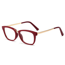 Load image into Gallery viewer, 48294 Square Cat Eye Women Optical Glasses Frames TR90 Computer Eyeglasses