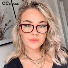 Load image into Gallery viewer, 48294 Square Cat Eye Women Optical Glasses Frames TR90 Computer Eyeglasses