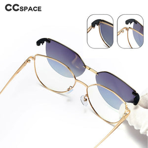 48295 Montature per occhiali anti luce blu Occhiali da sole polarizzati con clip magnetica Occhiali da vista da uomo e donna per computer 