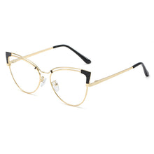 Load image into Gallery viewer, 48297 Cat Eye Metal Optical Glasses Frames Anti Blue Light Men Women Computer Eyeglasses