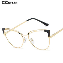 Load image into Gallery viewer, 48297 Cat Eye Metal Optical Glasses Frames Anti Blue Light Men Women Computer Eyeglasses