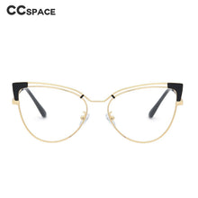 Load image into Gallery viewer, 48297 Cat Eye Metal Optical Glasses Frames Anti Blue Light Men Women Computer Eyeglasses