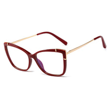 Load image into Gallery viewer, 48299 Plastic Titanium Square Anti Blue Light Optical Glasses Frames Men Women TR90 Computer Eyeglasses