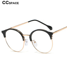 Load image into Gallery viewer, 48300 Anti Blue Light Round Glasses Frames Women TR90 Computer Eyeglasses