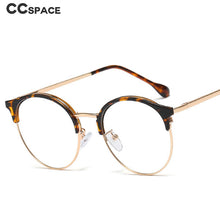 Load image into Gallery viewer, 48300 Anti Blue Light Round Glasses Frames Women TR90 Computer Eyeglasses