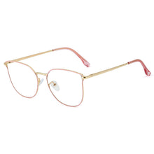 Load image into Gallery viewer, 48303 For Women Anti Blue Light Metal Glasses Frames Oversized Computer Eyeglasses