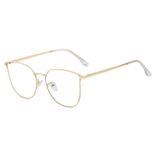 Load image into Gallery viewer, 48303 For Women Anti Blue Light Metal Glasses Frames Oversized Computer Eyeglasses